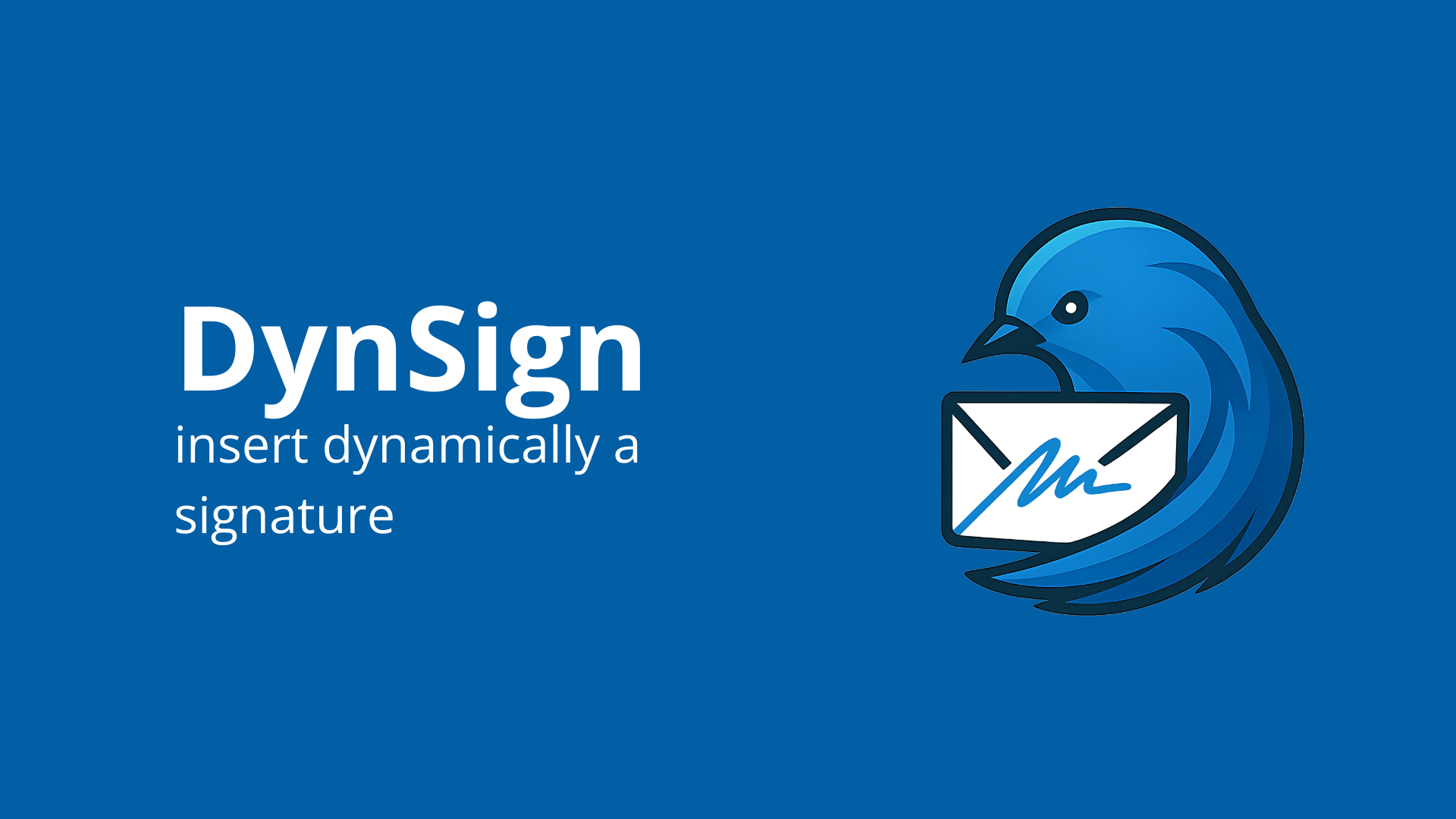 DynSign – Dynamische E-Mail-Signaturen für Thunderbird